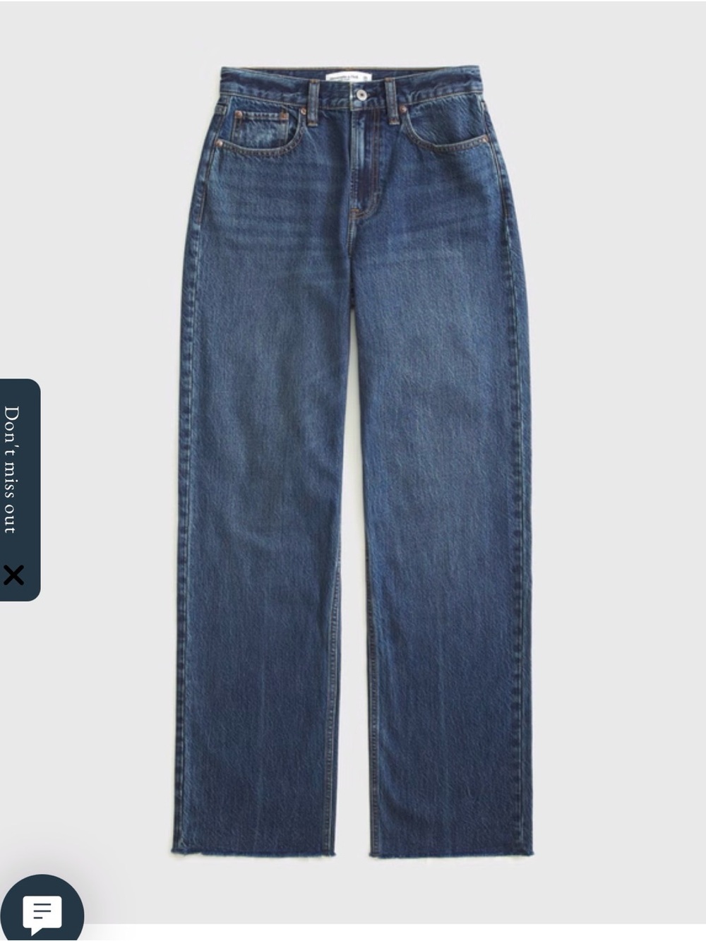 Abercrombie The loose high rise curve love jeans